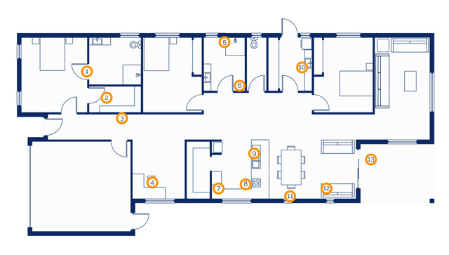 House Plan Tenant Robust